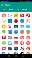 N Theme - Flat Icon Pack capture d'écran 1