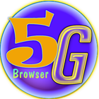 5G Speed Internet Explore 아이콘