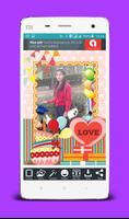 Birthday Photo Maker captura de pantalla 1