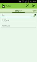 Hulak SMS2Email syot layar 1