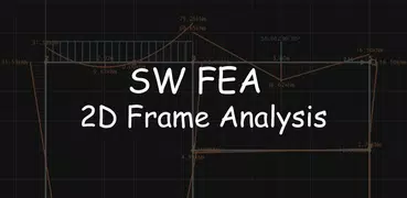 SW FEA 2D Frame Analysis