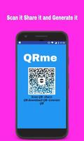 Qr Me_ make Save and Download  Affiche