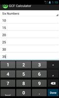 GCF Calculator capture d'écran 2