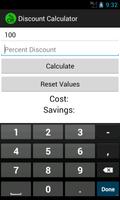 Discount Calculator syot layar 1
