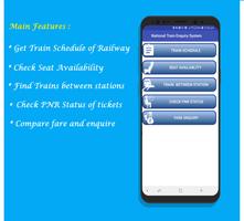 NTES - National Train Enquiry System Plakat