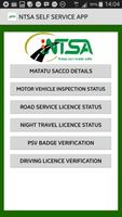 NTSA SELF SERVICE APP Affiche