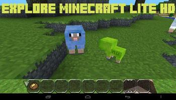 Explore Minecraft Lite HD capture d'écran 1
