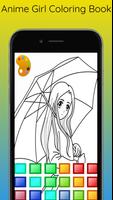 Anime Girl Coloring Book capture d'écran 2