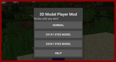 Guide for 3D Player Model Mod الملصق