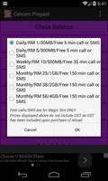 Celcom Prepaid تصوير الشاشة 1