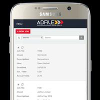 Adfile Job Management System تصوير الشاشة 1