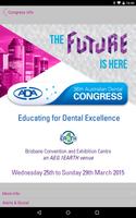 36thAustralian Dental Congress poster