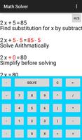 برنامه‌نما Math Solver عکس از صفحه