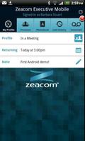 Zeacom Executive Mobile captura de pantalla 1