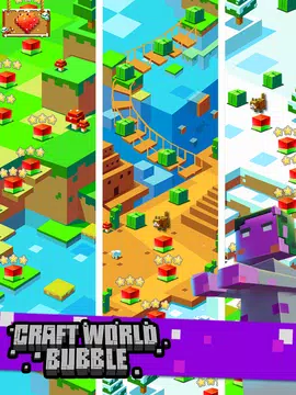 Screenshot 3 for Craft World Bubble Shooter