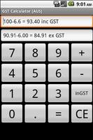 GST Calculator (AUS) Affiche