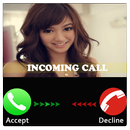 Prank cute girl call APK