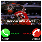 Prank basket ball call icon