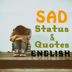SAD Status in English Quotes-icoon