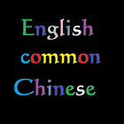 300 common Chinese English icône