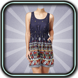 Collage Girl Dress Suit icon