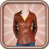 Leather Coat for Woman Suit icône
