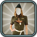Photo Suit for Woman Army