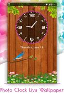 Photo Clock Live Wallpaper poster