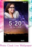 Photo Clock Live Wallpaper ảnh chụp màn hình 3