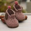 Chaussures bébé au crochet
