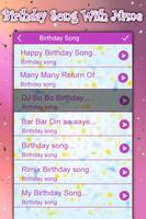 Happy B’day Song with Name capture d'écran 2