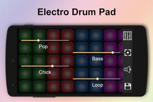 Electro Music Drum Pads पोस्टर