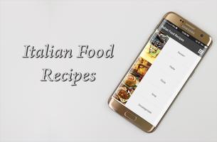 Italian Food Recipes Affiche