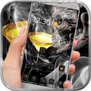 Smoke skull drink theme APK