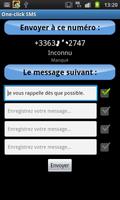 One-click SMS Affiche