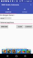 SMS Gratis Indonesia capture d'écran 2