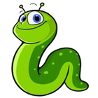 ikon Snake Eat Worms