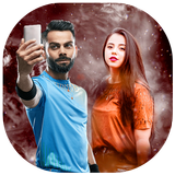 Selfie with Virat Kohli, Cricketer icon
