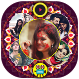 Diwali Photo to Video Maker with Music icône