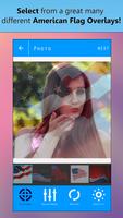 American Flag Overlay Effect Poster