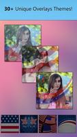 American Flag Overlay Effect captura de pantalla 1