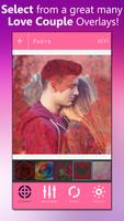 Love Couple Photo Overlay Affiche