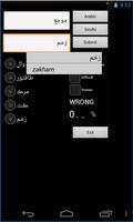 Sindhi Arabic Dictionary captura de pantalla 1