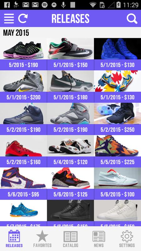 sneaker release dates