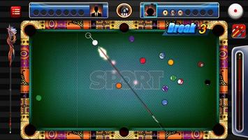 Snooker - 8 ball - Billiard Affiche