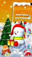 3d cute snowman theme 스크린샷 1