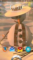 Snowman Live Wallpaper 海报