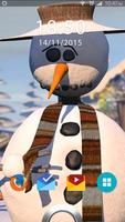 Snowman Live Wallpaper 截图 1