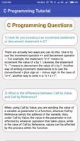 C Programming Tutorial capture d'écran 3