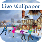 Christmas Rink Live Wallpaper 2017 icône